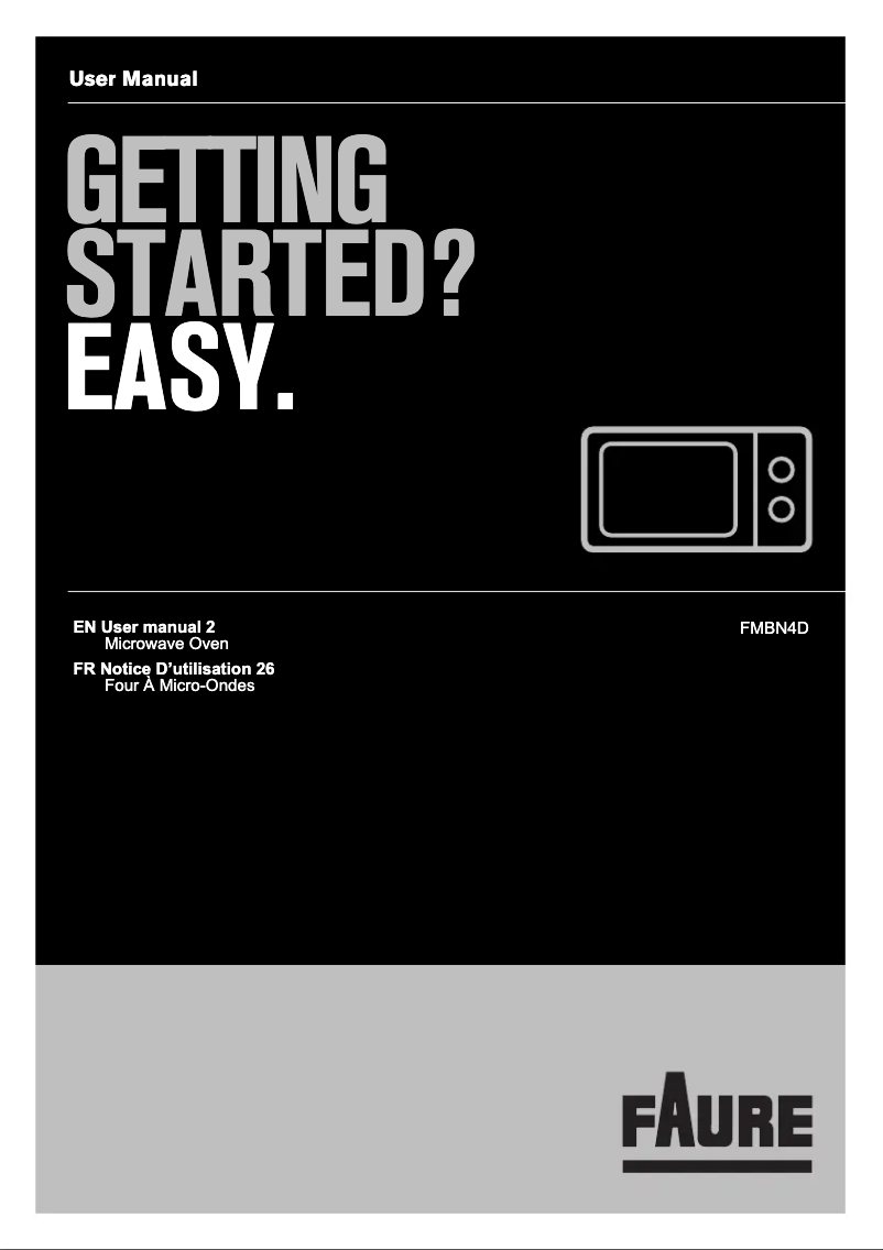 Image de la première page du manuel de l'appareil FMBN4DX