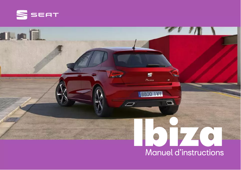 Page 1 de la notice Manuel utilisateur Seat Ibiza (2021)