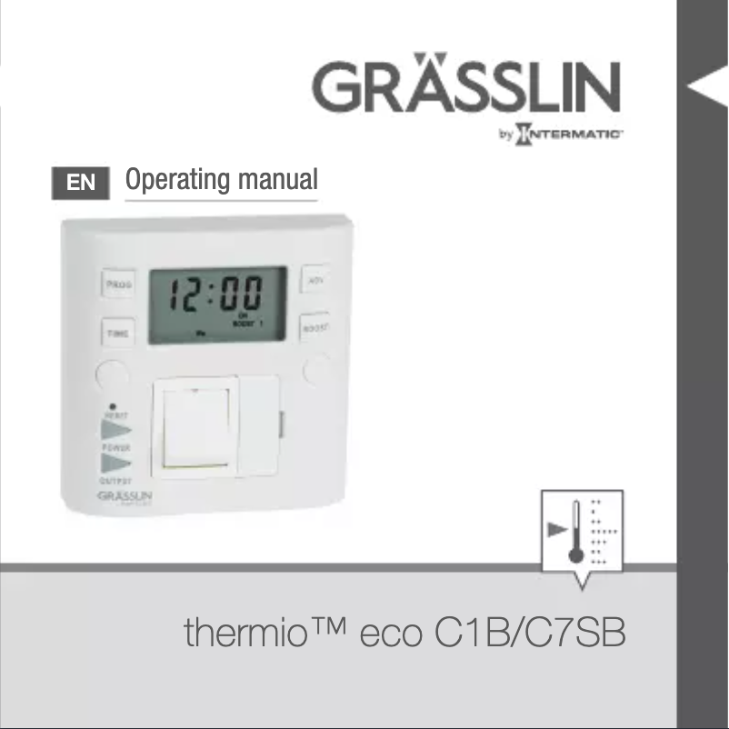 Image de la première page du manuel de l'appareil Thermio Eco C7SB