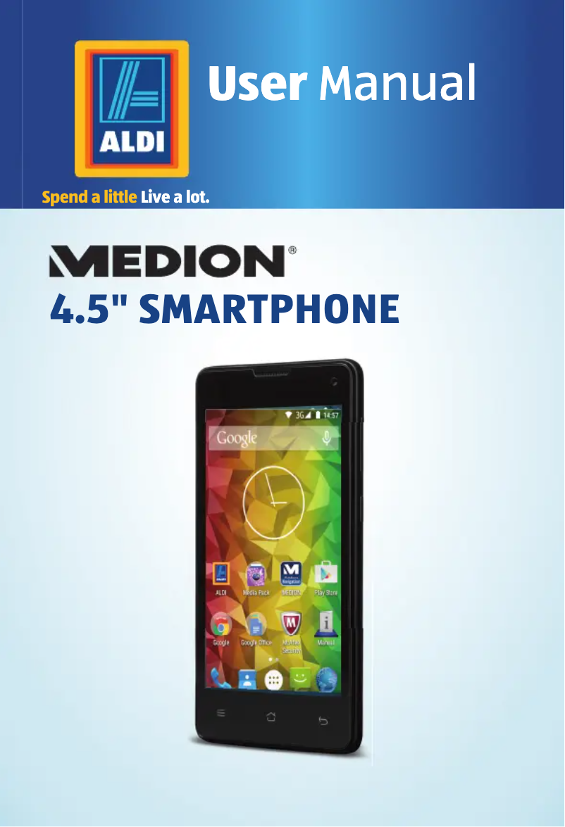 Image de la première page du manuel de l'appareil E4503 (M D99232)