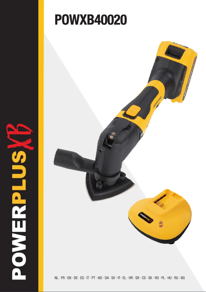 Image de la première page du manuel de l'appareil POWXB40020