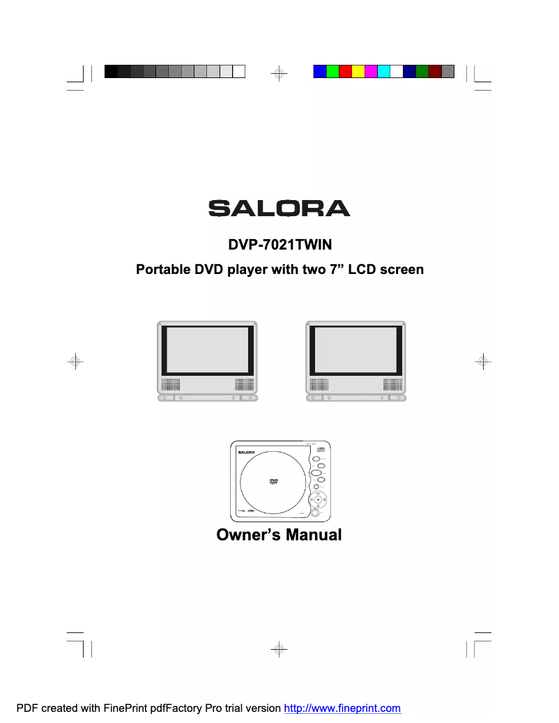 Imagen de la primera página del manual del dispositivo DVP7021TWIN