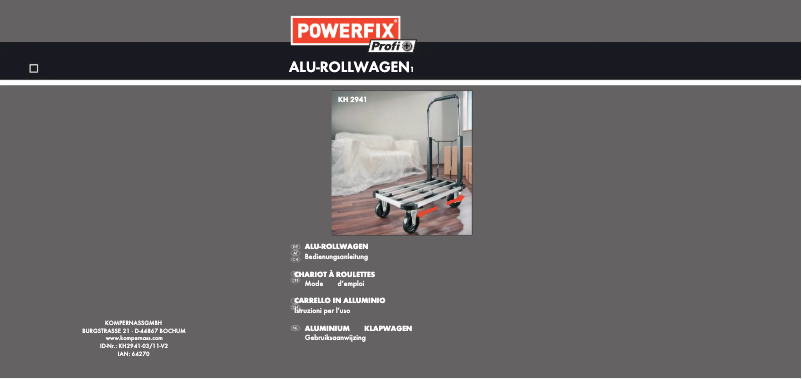 Image de la première page du manuel de l'appareil IAN 64270