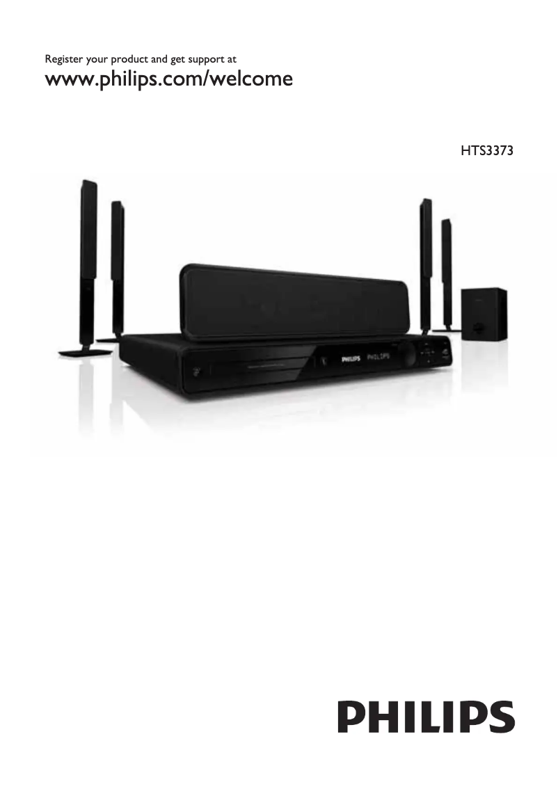 Image de la première page du manuel de l'appareil HTS3373