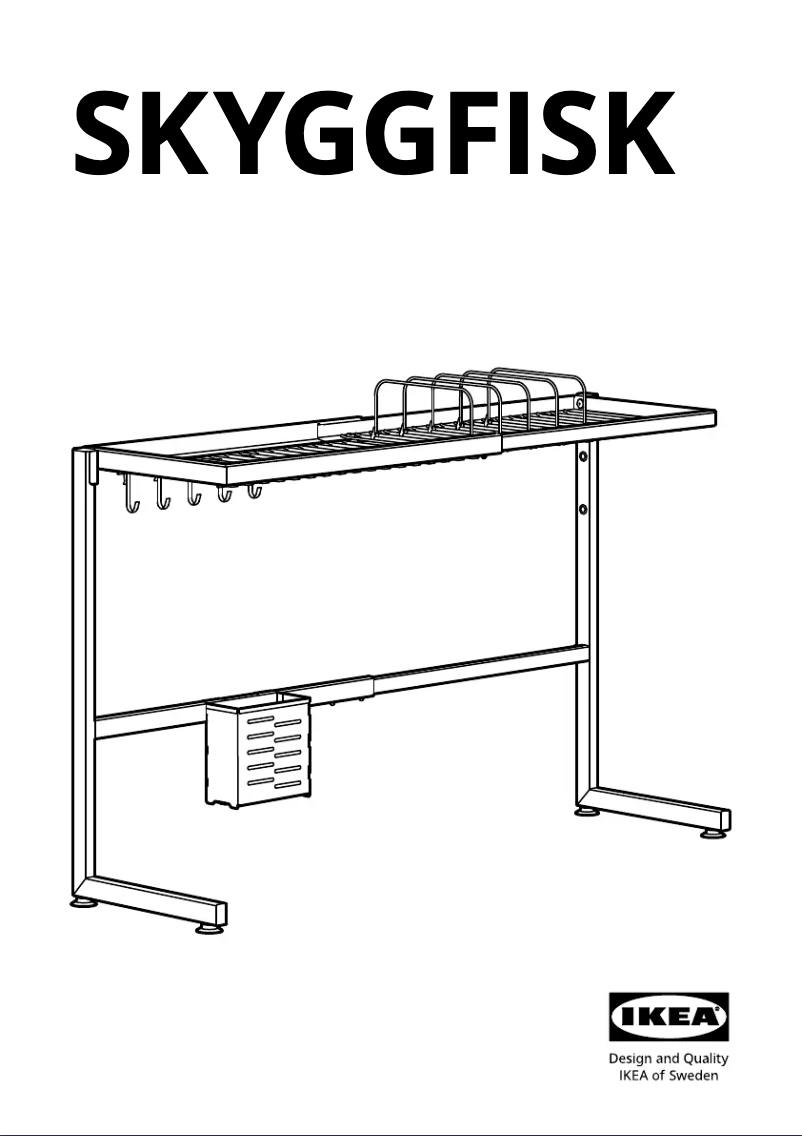 Page 1 de la notice Manuel utilisateur Ikea SKYGGFISK 605.610.12