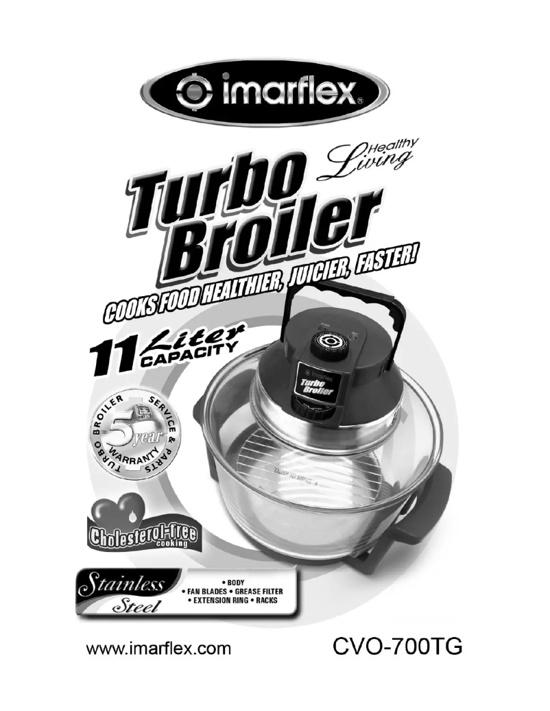 Page n°1 - Manuel utilisateur Imarflex Turbo Broiler CVO-700TG
