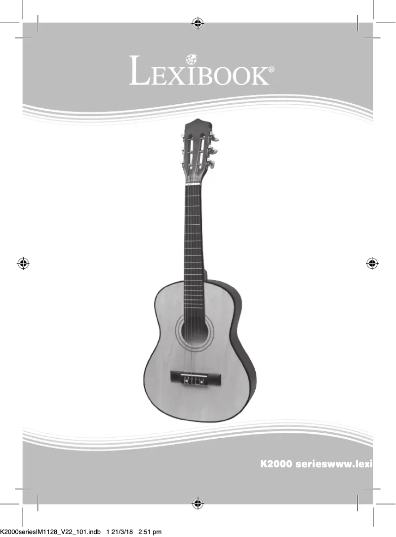 Page 1 de la notice Manuel utilisateur Lexibook K2000