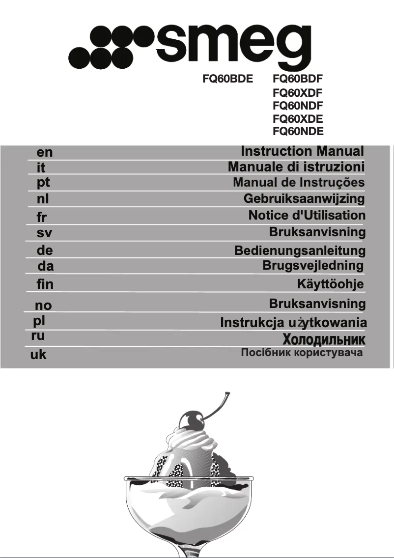 Page n°1 - Manuel utilisateur Smeg FQ60XDE