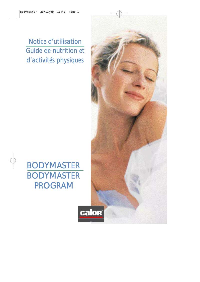 Page n°1 - Manuel utilisateur Calor Bodymaster 7932