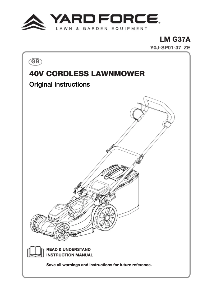 Image de la première page du manuel de l'appareil LM G37A