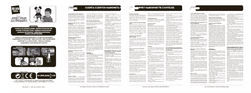 Page n°1 - Manuel utilisateur IMC Toys 180345