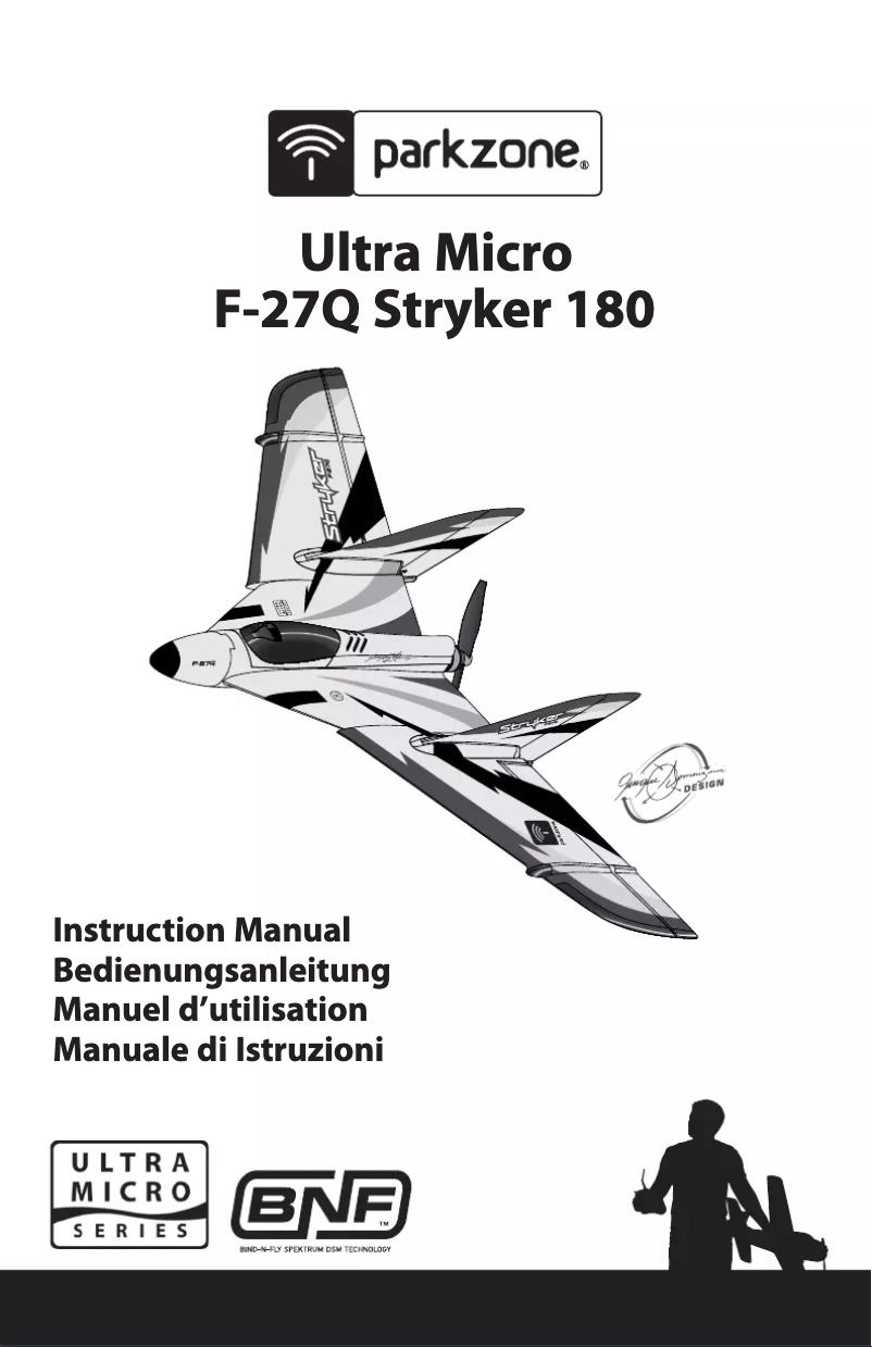 Page n°1 - Manuel utilisateur ParkZone UM F-27Q Stryker 180 BNF