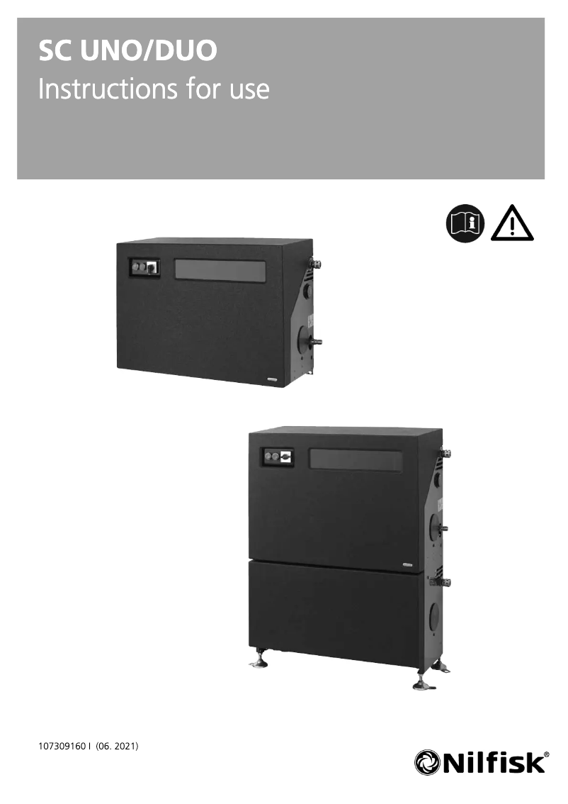 Page n°1 - Manuel utilisateur Nilfisk SC UNO 7P