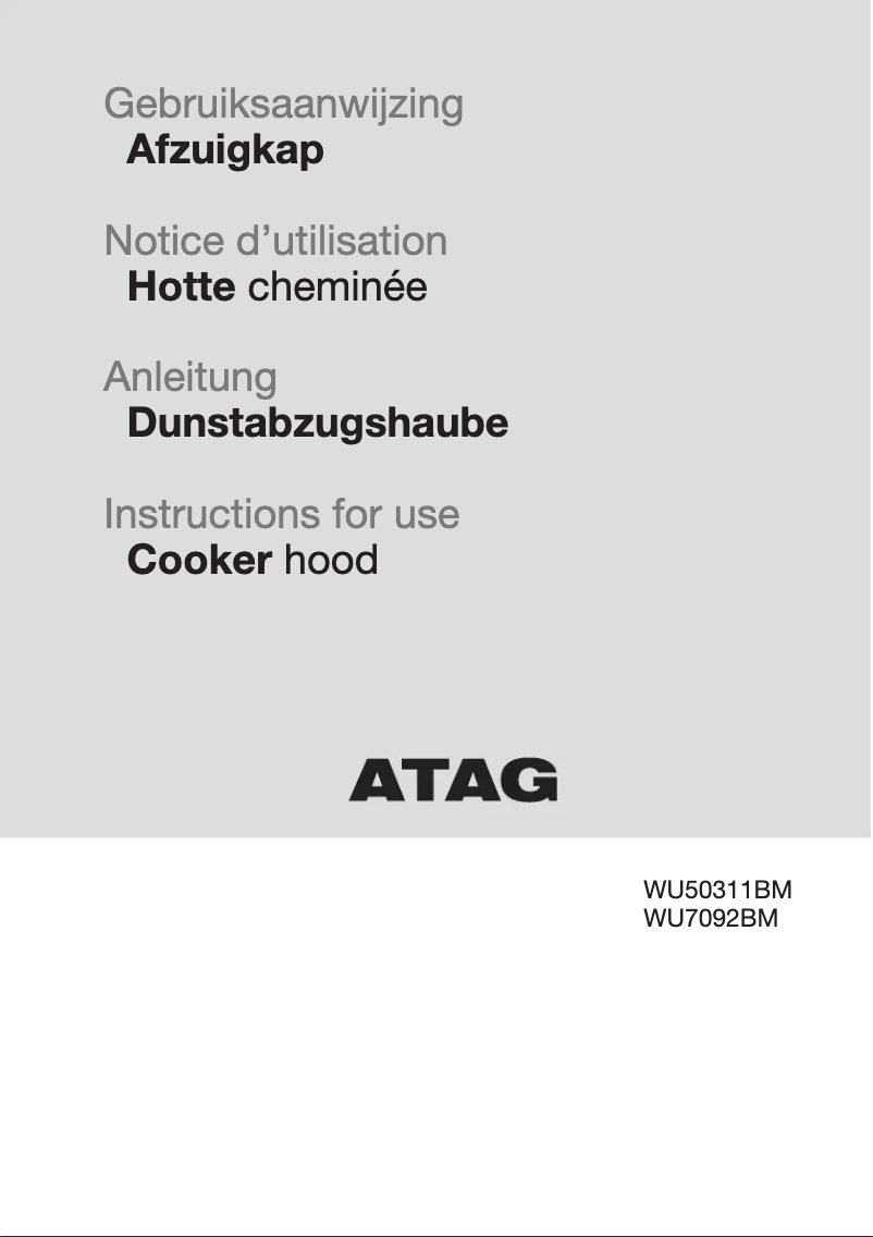 Image de la première page du manuel de l'appareil WU50311BM