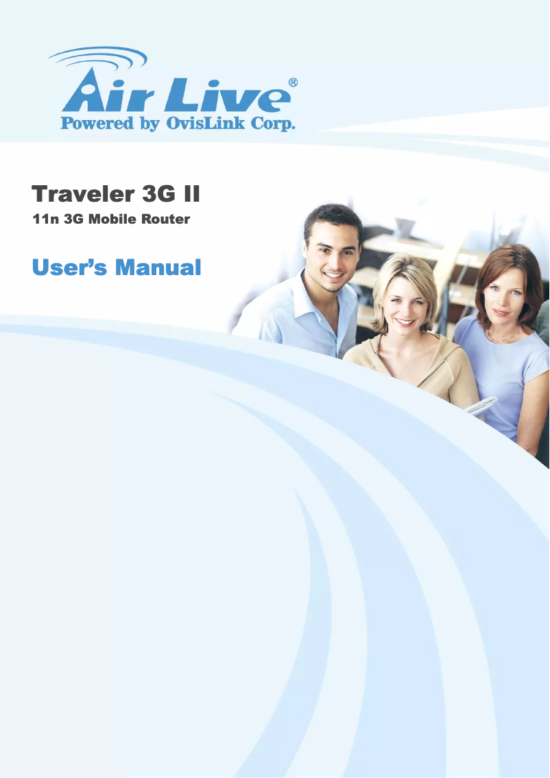 Image de la première page du manuel de l'appareil Traveler3G II