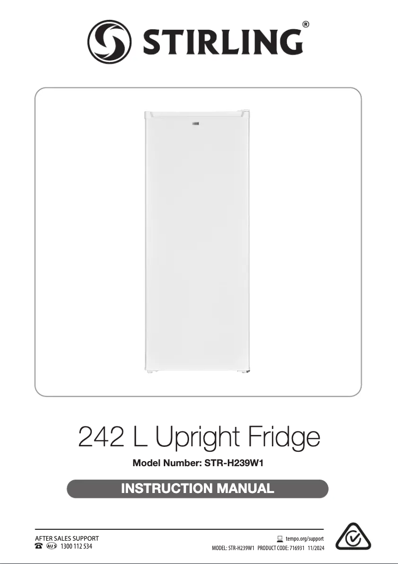 Page n°1 - Manuel utilisateur Stirling STR-H239W1