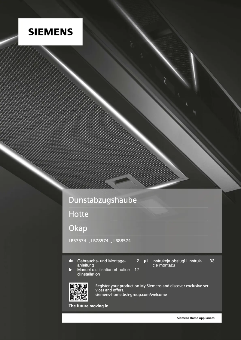 Page n°1 - Manuel utilisateur Siemens LB88574