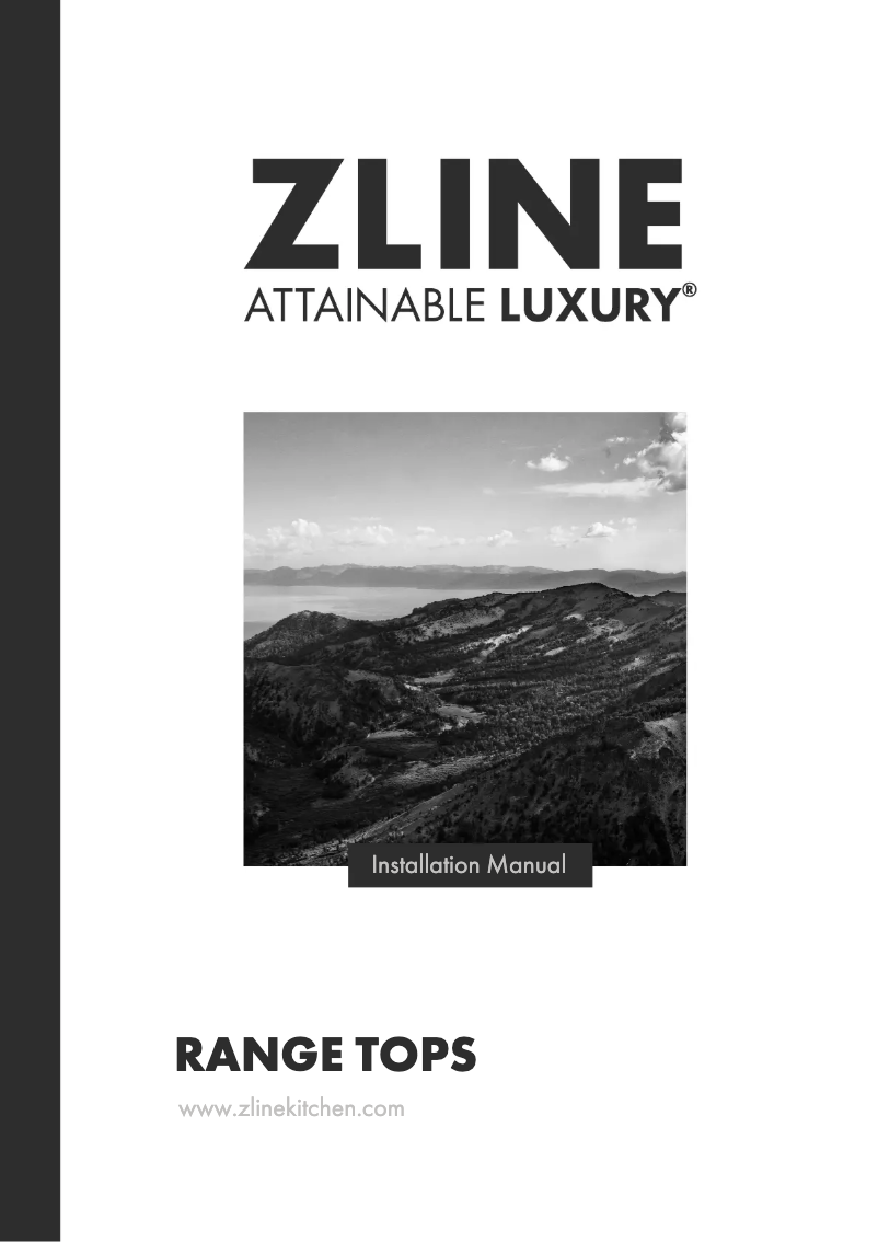 Page n°1 - Guide d'installation ZLine DuraSnow RTS-48