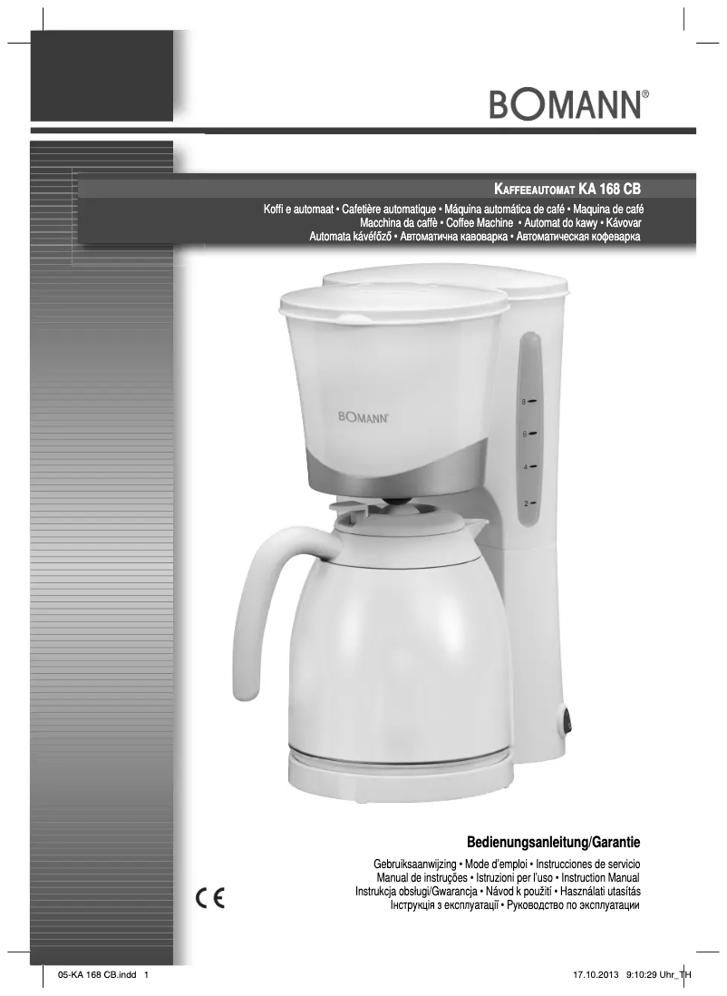 Image de la première page du manuel de l'appareil KA 168 CB