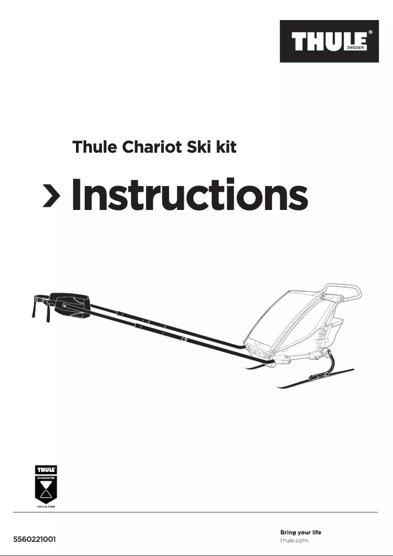 Page n°1 - Manuel utilisateur Thule Chariot Ski kit
