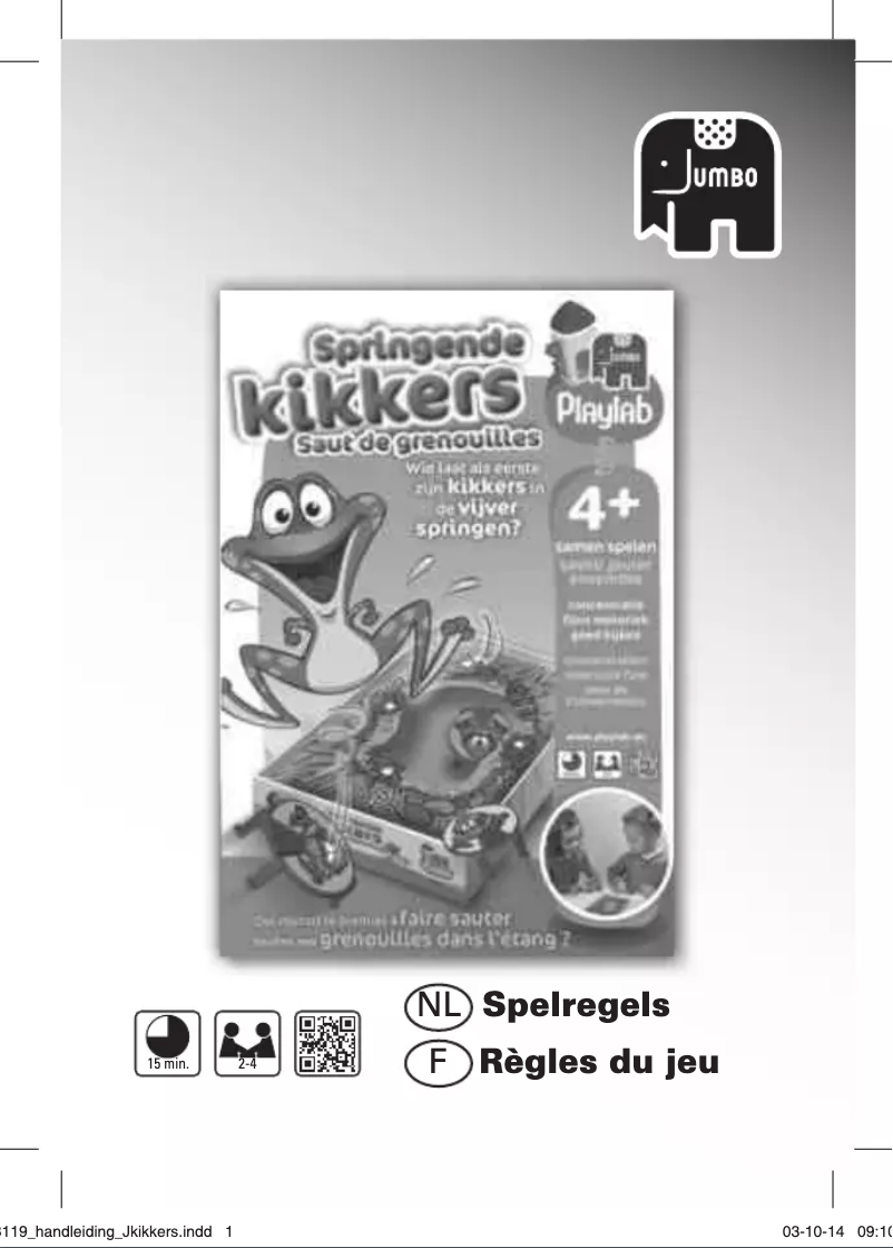 Image de la première page du manuel de l'appareil Springende Kikkers