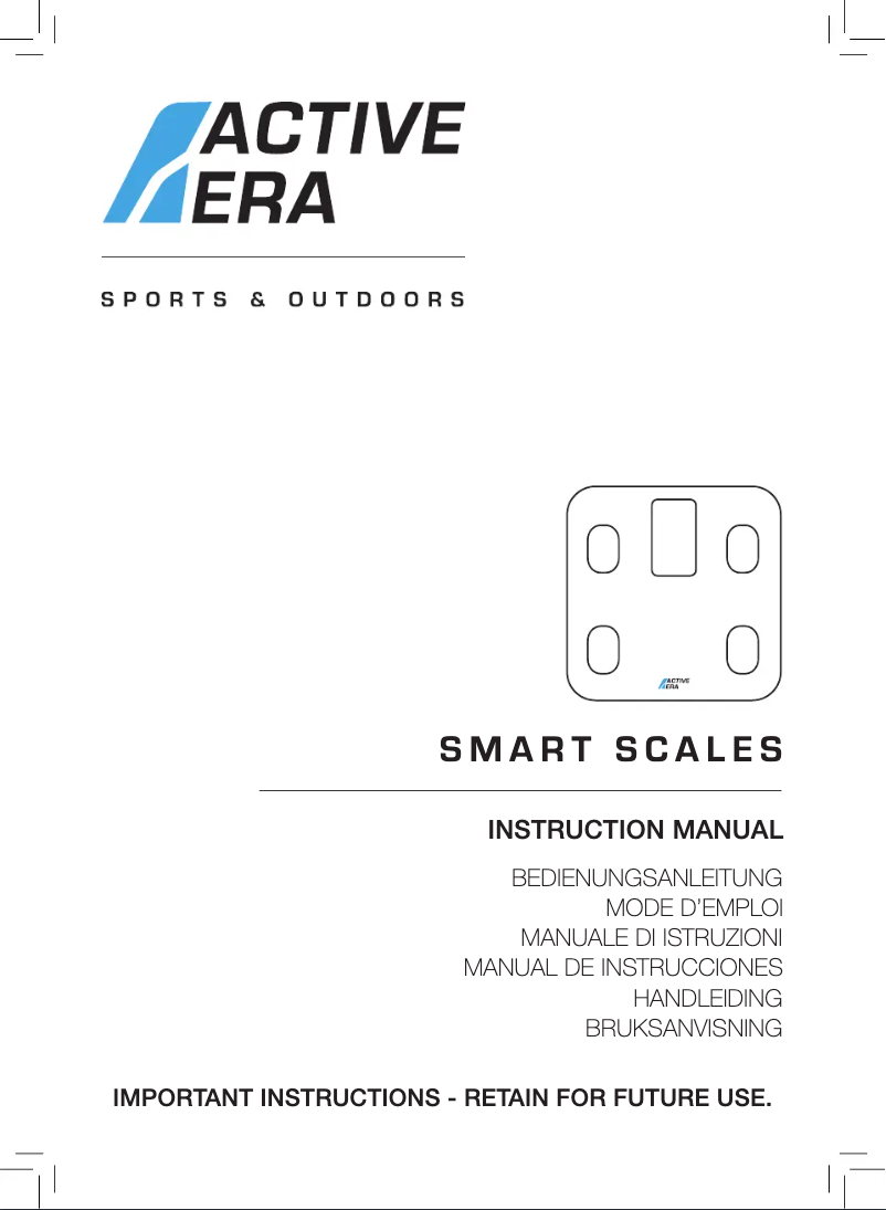 Page 1 de la notice Manuel utilisateur Active Era BS-06