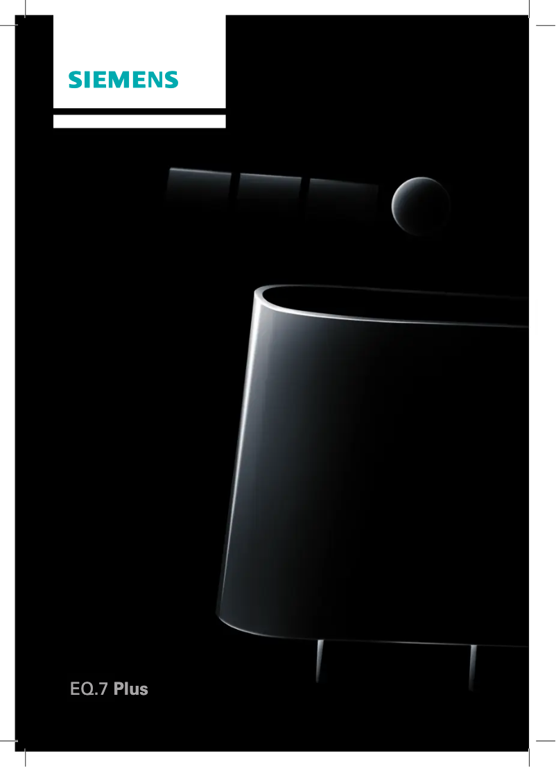 Página 1 del manual Manual de usuario Siemens TE706509DE