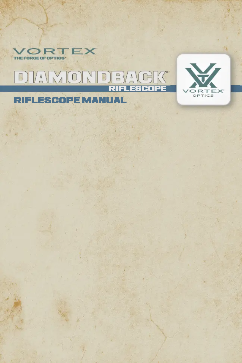 Image de la première page du manuel de l'appareil Diamondback