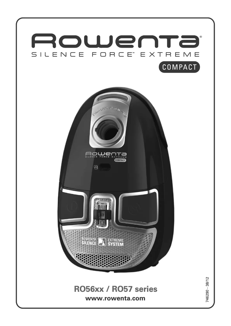 Page n°1 - Manuel utilisateur Rowenta Silence Force Extreme Compact RO5651