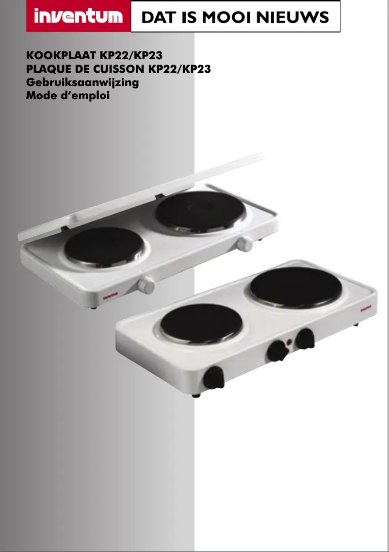 Page 1 de la notice Manuel utilisateur Inventum KP23