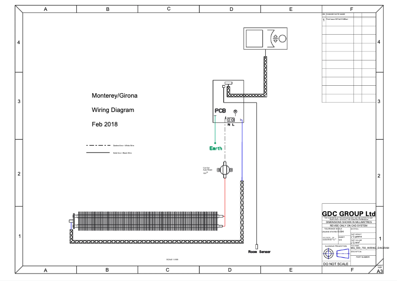 Page 1 de la notice Schéma de câblage Dimplex MFP200E