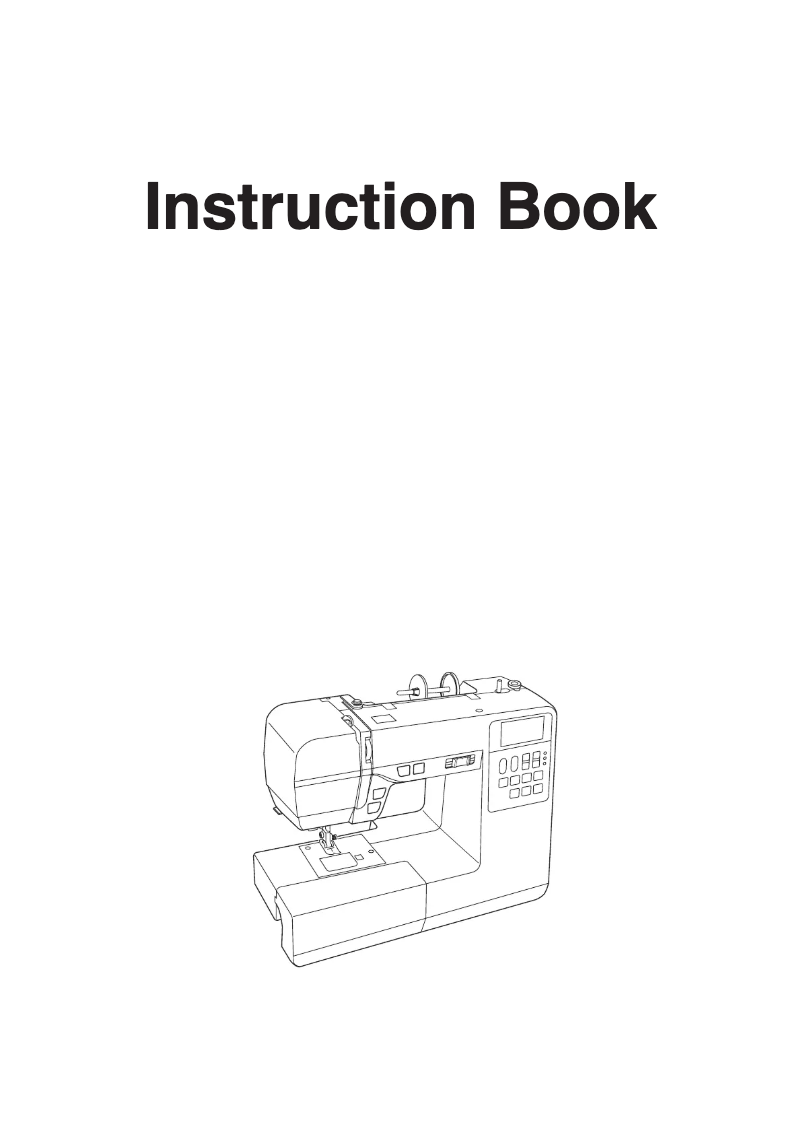 Page 1 de la notice Manuel utilisateur Janome TS200Q