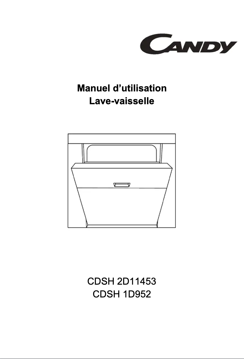 Page n°1 - Manuel utilisateur Candy CDSH 2D11453