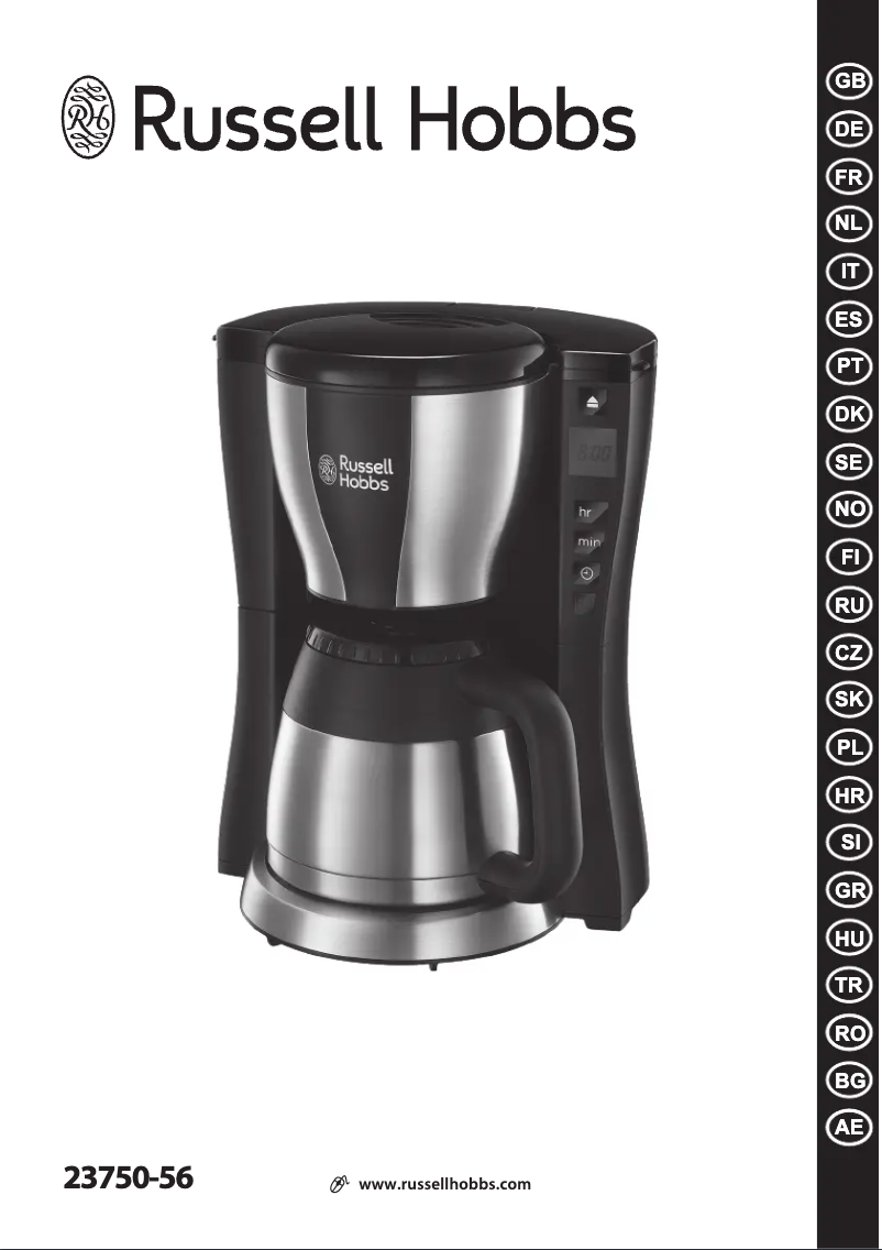 Page n°1 - Manuel utilisateur Russell Hobbs Fast Brew 23750-56