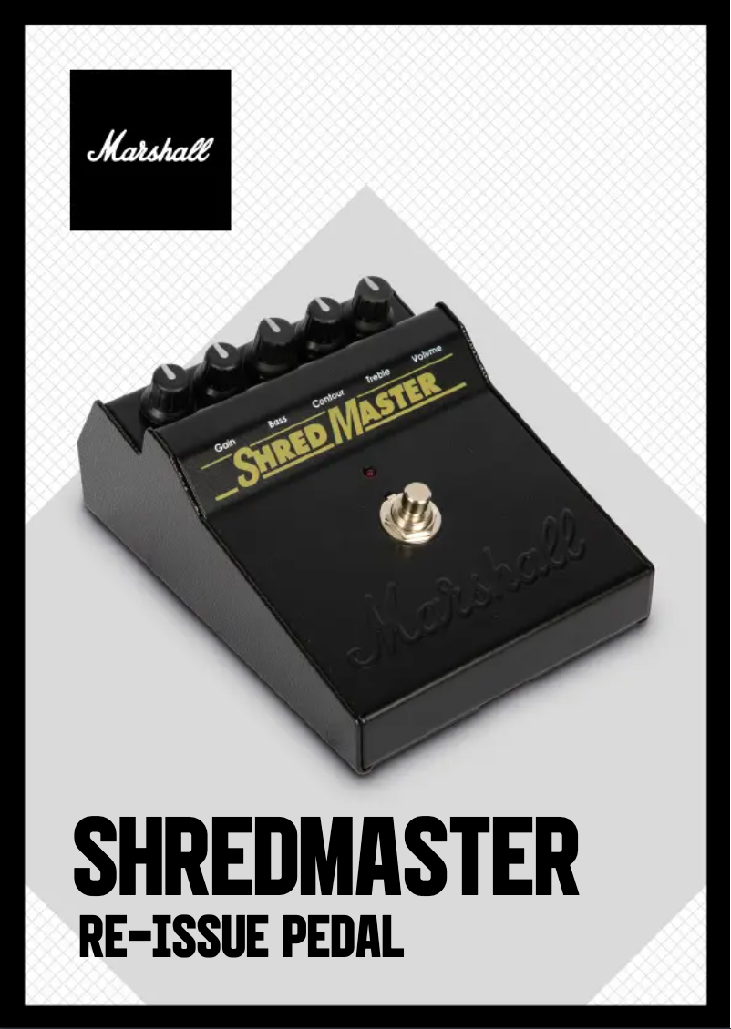Page n°1 - Manuel utilisateur Marshall ShredMaster