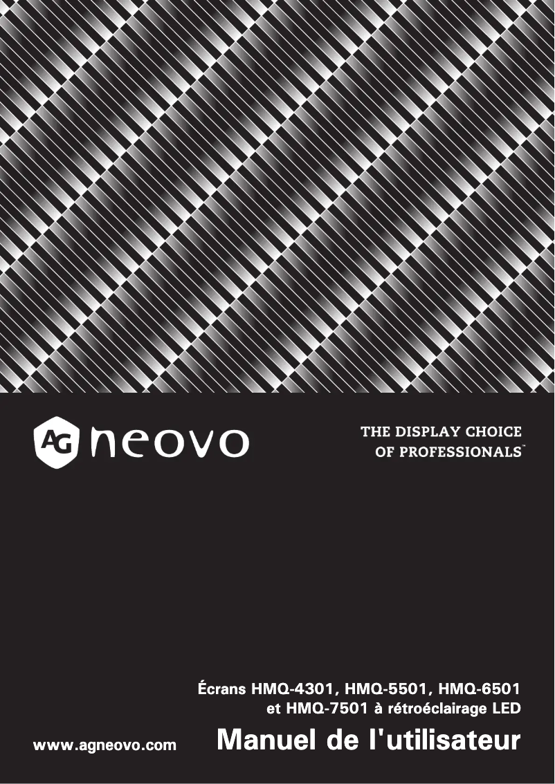 Image de la première page du manuel de l'appareil HMQ-7501