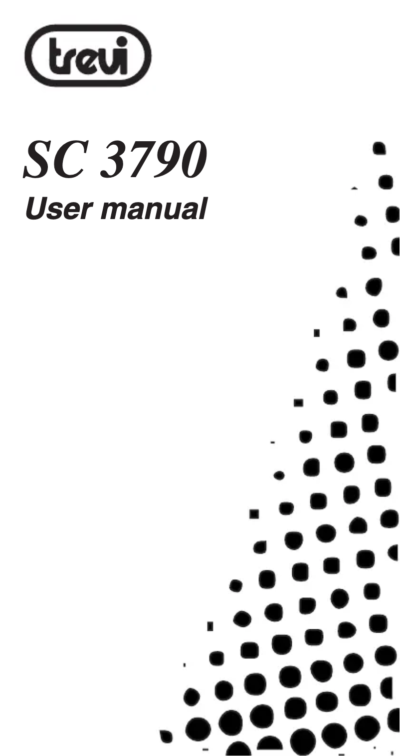Page n°1 - Manuel utilisateur Trevi SC 3790