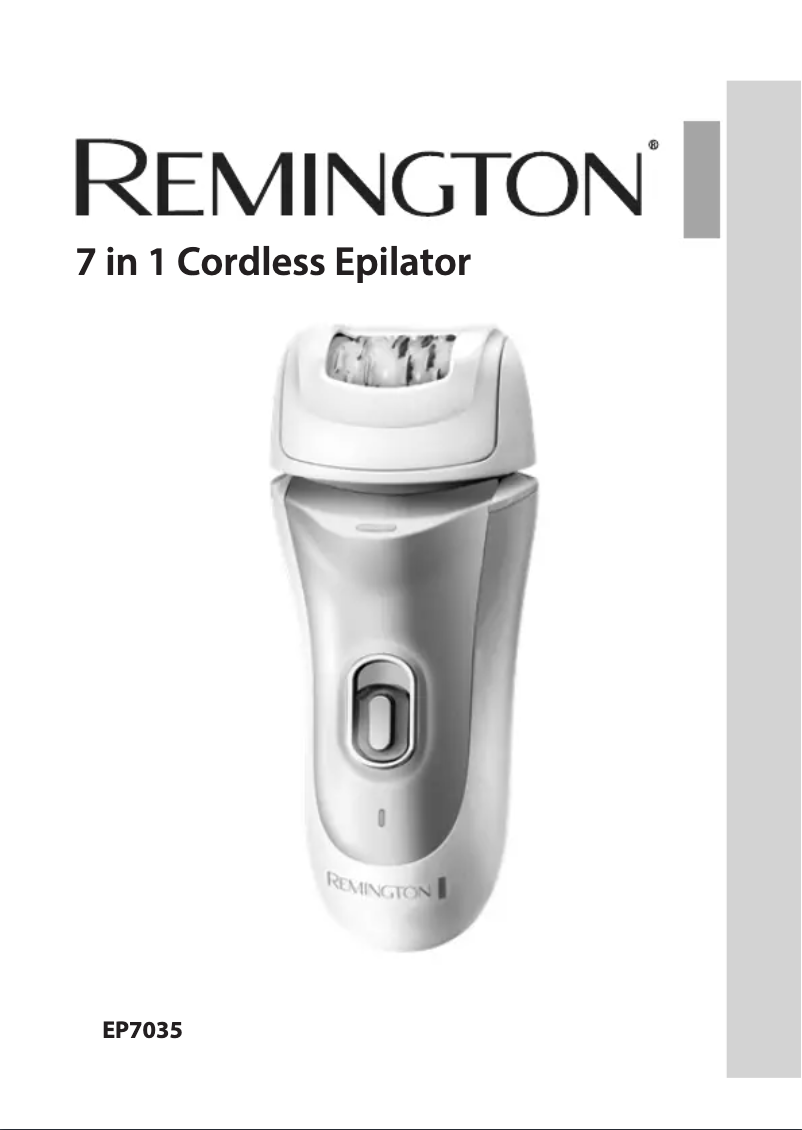 Page n°1 - Manuel utilisateur Remington 7-in-1 EP7035
