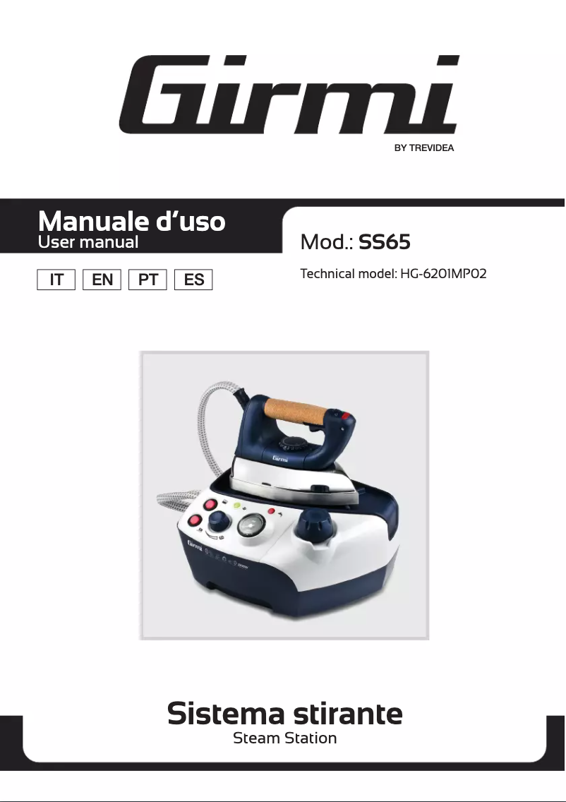 Page n°1 - Manuel utilisateur Girmi SS65