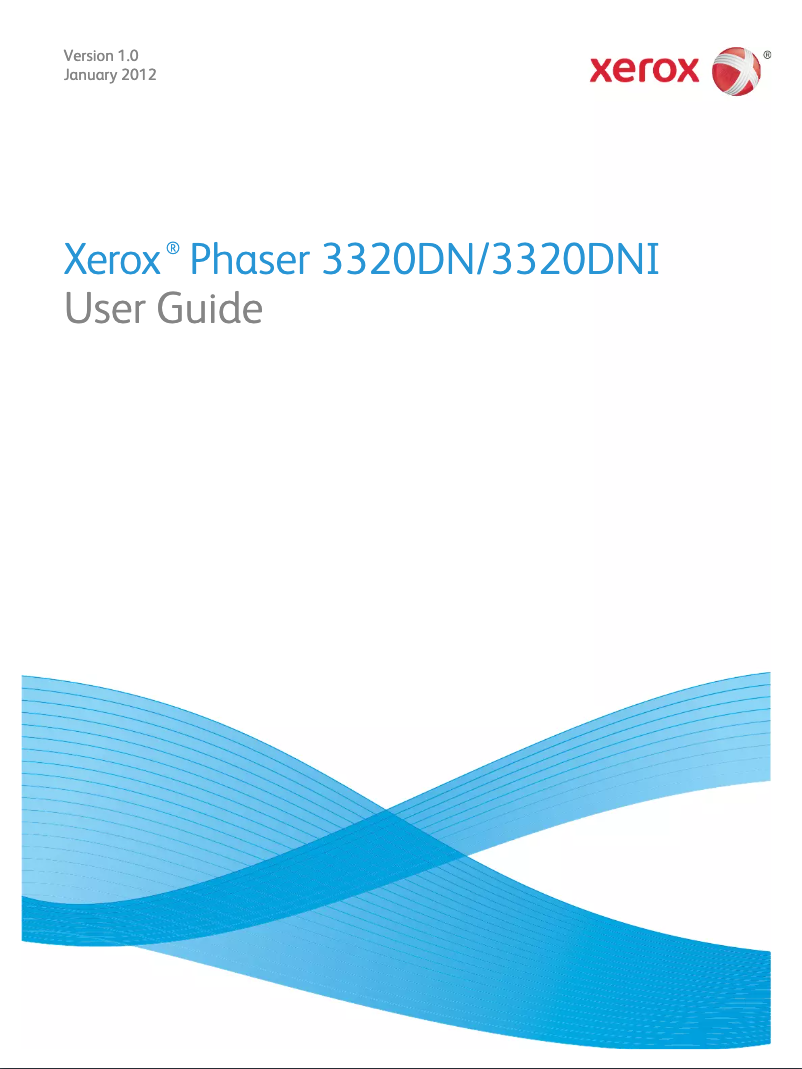 Image de la première page du manuel de l'appareil Phaser 3320