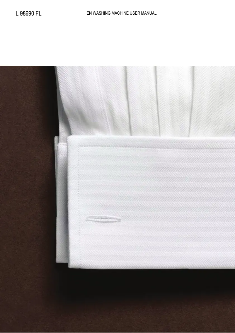 Page 1 de la notice Manuel utilisateur AEG L98690FL