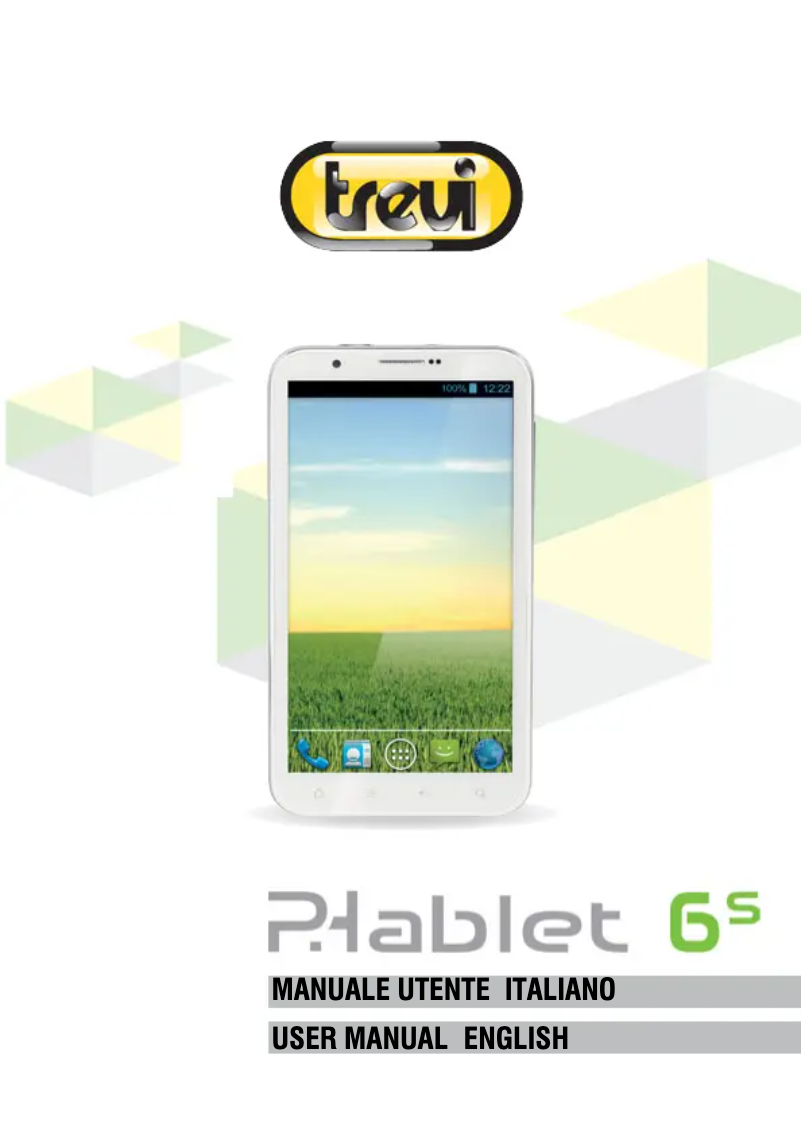 Page 1 de la notice Manuel utilisateur Trevi TAB Phablet 6 S