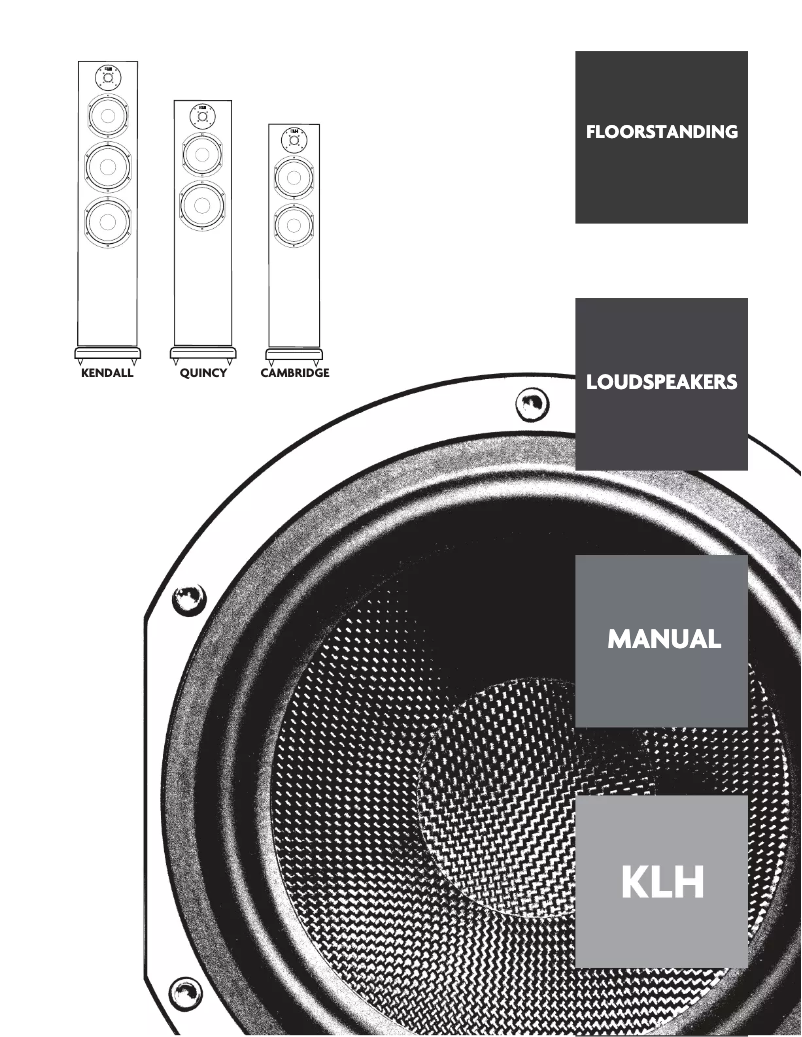 Página 1 del manual Manual de usuario KLH Audio Kendall