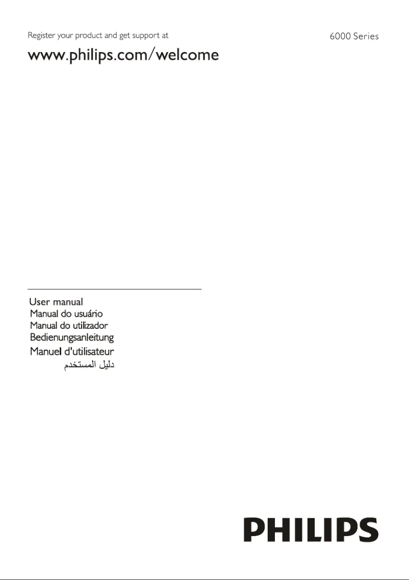 Page 1 de la notice Mode d'emploi Philips 50PUT6022