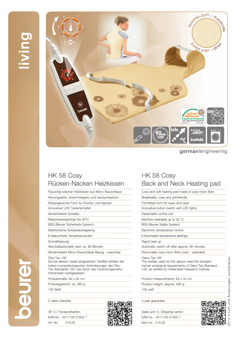 Image de la première page du manuel de l'appareil HK 58