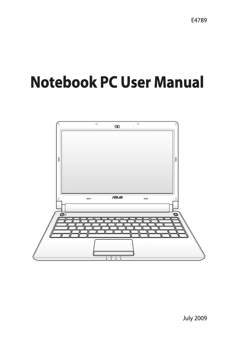 Page 1 de la notice Manuel utilisateur Asus UL30Vt