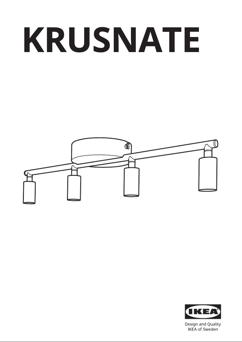 Image de la première page du manuel de l'appareil KRUSNATE 305.641.92