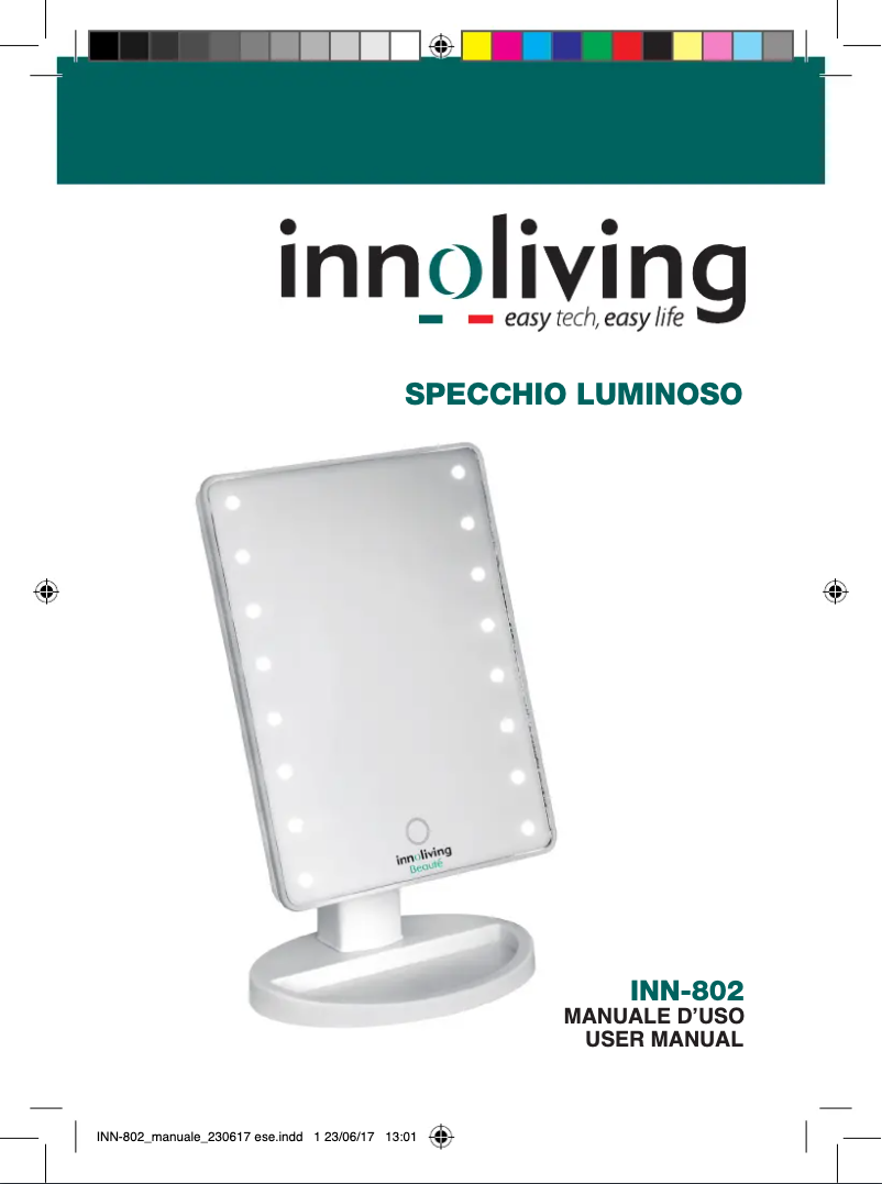 Page 1 de la notice Manuel utilisateur Innoliving INN-802
