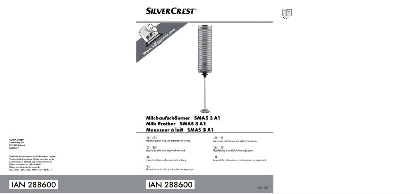 Page n°1 - Manuel utilisateur SilverCrest SMAS 3 A1