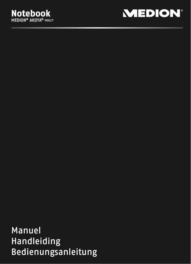Page 1 de la notice Manuel utilisateur Medion Akoya P6627 (MD 97722)